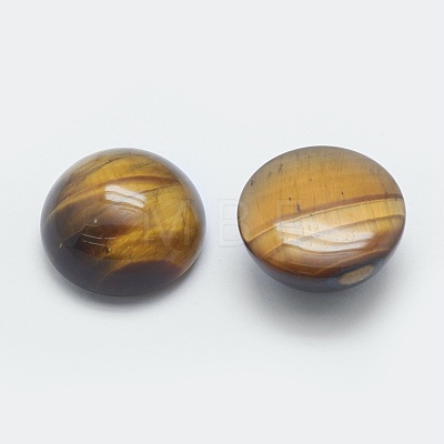 Natural Tiger Eye Cabochons G-G759-H01-1