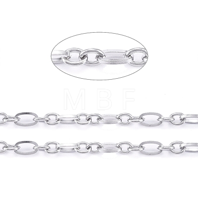 Tarnish Resistant 304 Stainless Steel Mother-Son Chains CHS-F011-07A-P-1