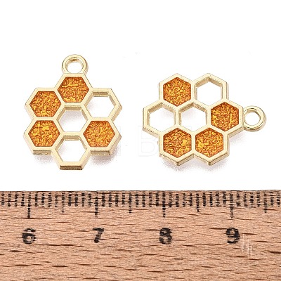 Alloy Enamel Pendants ENAM-J650-06G-02-1