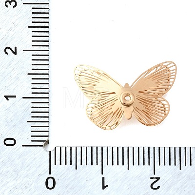 Brass Filigree Pendants KK-C167-02G-1