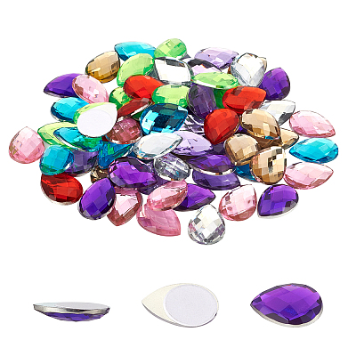 Fingerinspire 80Pcs 8 Colors Extra Large Jewelry Sticker TACR-FG0001-04-1