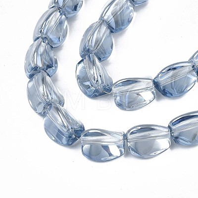 Electroplate Glass Beads Strand EGLA-S188-23-A02-1