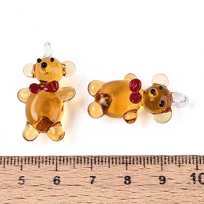 Handmade Lampwork Pendants LAMP-N028-27-1