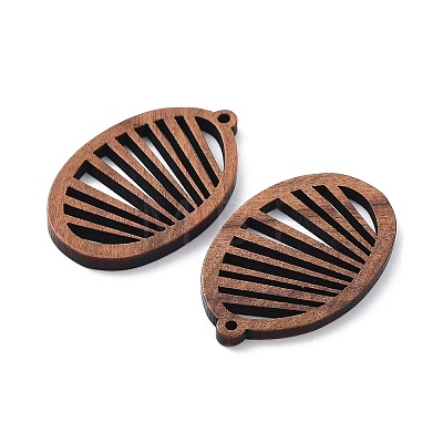 Walnut Wood Laser Cut Pendants X-WOOD-Q051-01H-1