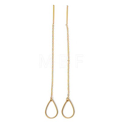 Stainless Steel Ear Thread for Women FIND-PW0024-38A-1