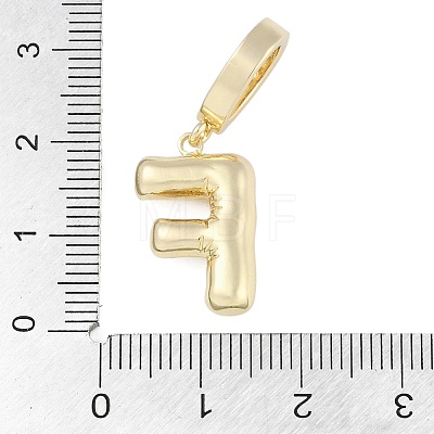 Brass Micro Pave Clear Cubic Zirconia Pendants KK-M289-01F-G-1
