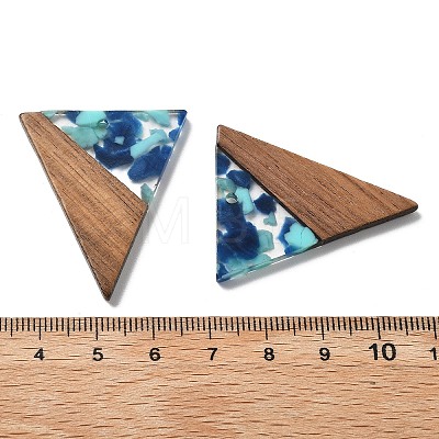 Resin and Walnut Pendants FIND-R051-01E-1