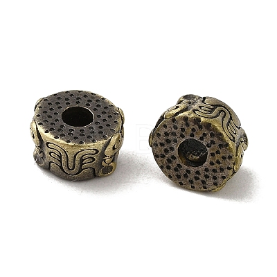 Tibetan Style Rack Plating Brass Beads KK-Q805-46AB-1