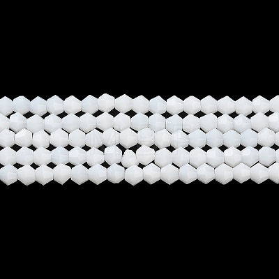 Opaque Solid Color Imitation Jade Glass Beads Strands LS-EGLA-A039-P4mm-D15-1