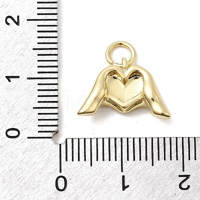 Brass Enamel Pendants KK-P338-24G-03-1