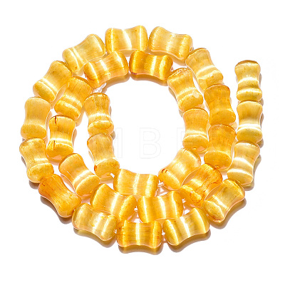 Dyed Natural Selenite Beads Strands G-T138-234C-1