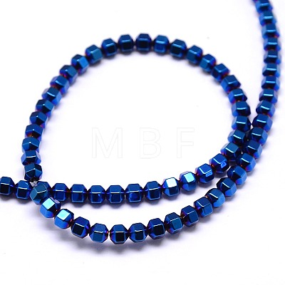 Electroplate Non-magnetic Synthetic Hematite Beads Strands G-I095-M-1