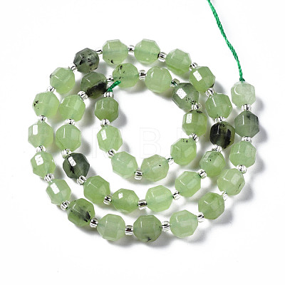 Natural White Jade Beads Strands G-T132-047B-1
