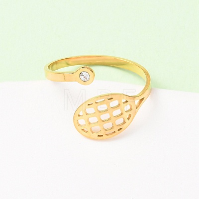 304 Stainless Steel Cuff Open Rings RJEW-D337-01D-G-1