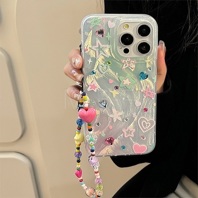 Silver Down Dopamine Stars TPU Plastic Mobile Phone Cover PW-WG00A56-05-1