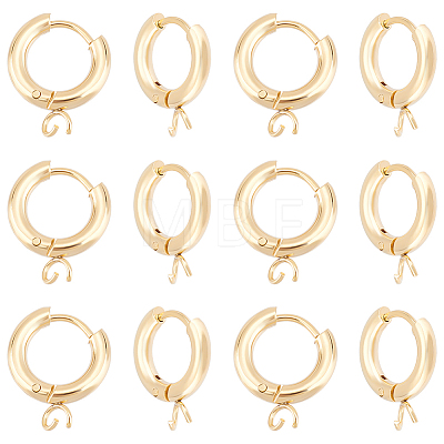 20Pcs 201 Stainless Steel Huggie Hoop Earring Findings STAS-UN0056-86-1