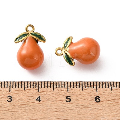 304 Stainless Steel Enamel Pendants SA-L002-20G-02-1