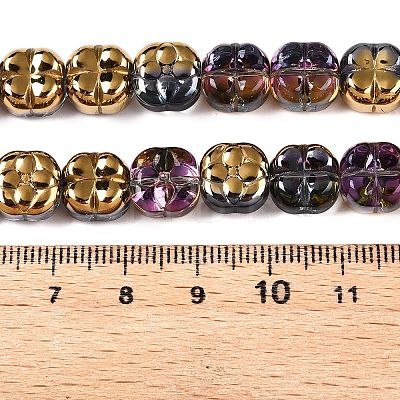 Electroplate Glass Beads Strands EGLA-T021-06A-1