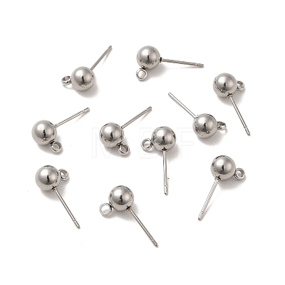 304 Stainless Steel Stud Earring Findings STAS-E026-1-1