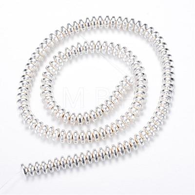 Electroplate Non-magnetic Synthetic Hematite Bead Strands G-Q465-19S-1