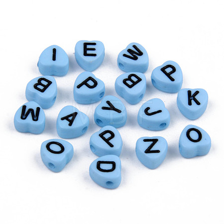 Opaque Acrylic Enamel Beads MACR-S273-37D-1
