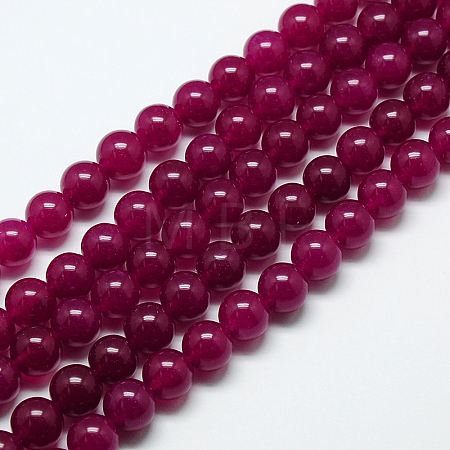 Natural Malaysia Jade Bead Strands X-G-M101-8mm-08-1