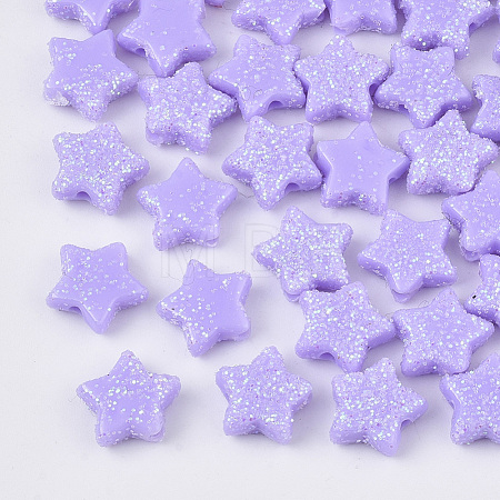 Opaque Acrylic Beads X-MACR-T033-04C-1
