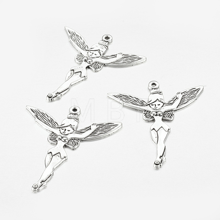 Tibetan Style Alloy Fairy Sprite Charms X-LF8182Y-1