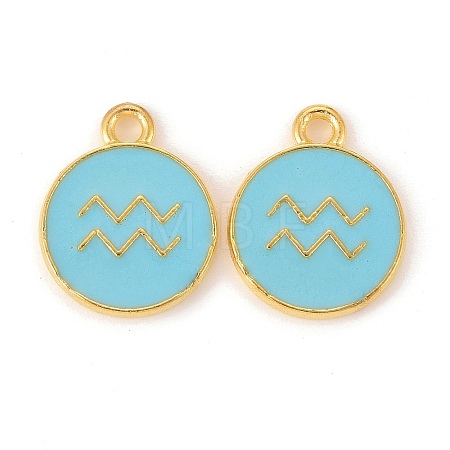 Alloy Enamel Pendants LS-ENAM-S124-01B-16J-1