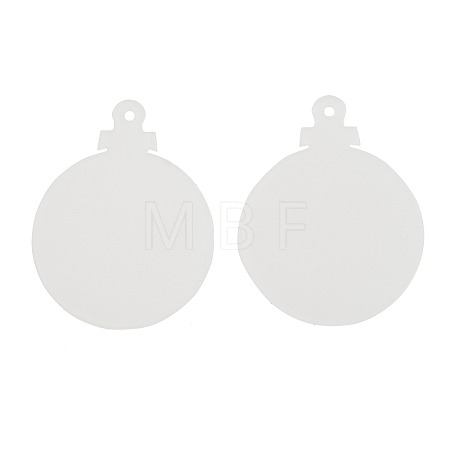 Transparent Acrylic Big Pendants MACR-XCP0001-25-1
