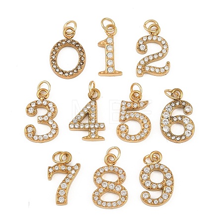 304 Stainless Steel Rhinestone Pendants STAS-N133-03-G-1