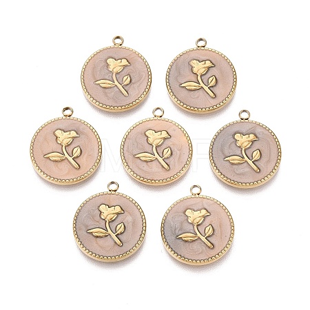 304 Stainless Steel Pendants STAS-I371-17G-03-1