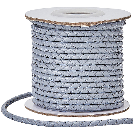 1 Roll 10M Round Braided Cowhide Cords WL-SC0001-03C-1
