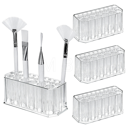 4Pcs 26 Holes Acrylic Nail Art Tool Pen Holder ODIS-WA0001-28-1