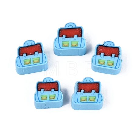 Back to School Handmade Polymer Clay Beads CLAY-Q253-19A-1