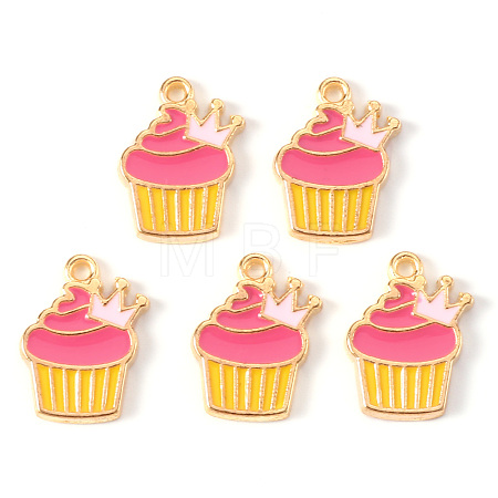 Alloy Enamel Pendants X-ENAM-N054-35B-RS-1