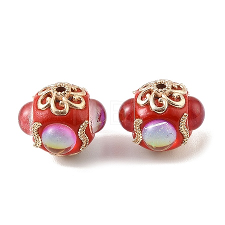 Handmade Polymer Clay Indonesia Beads PY-CBAAA14-11KCG-B01-1