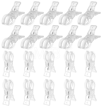 20Pcs ABS Plastic Clothes Drying Clip DIY-GA0010-08-1