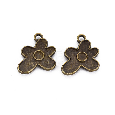 Tibetan Style Alloy Pendant Enamel Settings PALLOY-N160-65AB-1