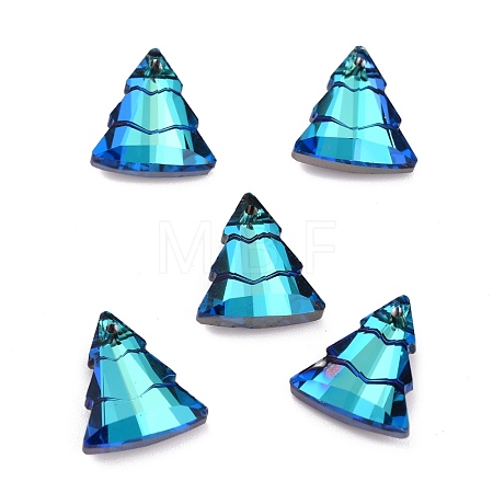 Glass Rhinestone Pendants RGLA-O002-A02-001BB-1