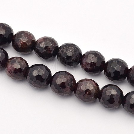 Natural Garnet Beads Strands G-E302-085-8mm-1