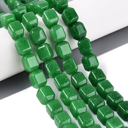 Dyed Natural Malaysia Jade Beads Strands G-Q608-10I-1