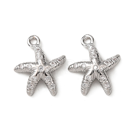 Brass with Cubic Zirconia Pendants KK-L270-07P-1