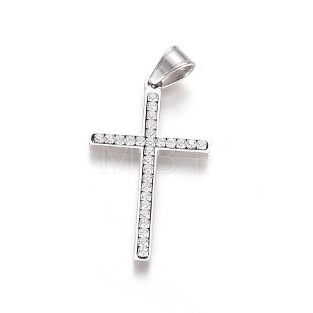 304 Stainless Steel Pendants STAS-E485-07P-1
