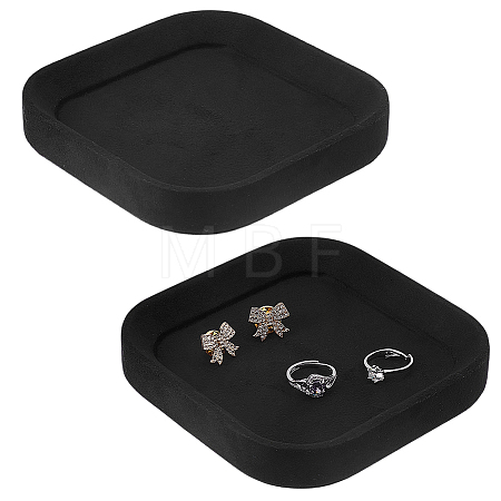 Velvet Jewelry Display Trays for Earrings Rings Bracelets Necklaces ODIS-WH0079-106A-1