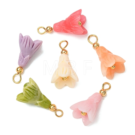Dyed Synthetic Coral Pendants GG-CBAC295-03G-1