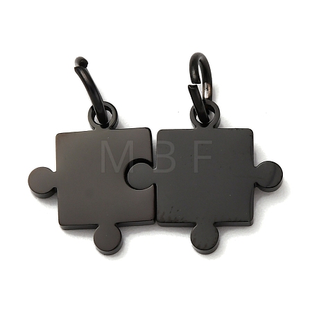 Ion Plating(IP) 304 Stainless Steel Split Pendants PW-WG12405-02B-1