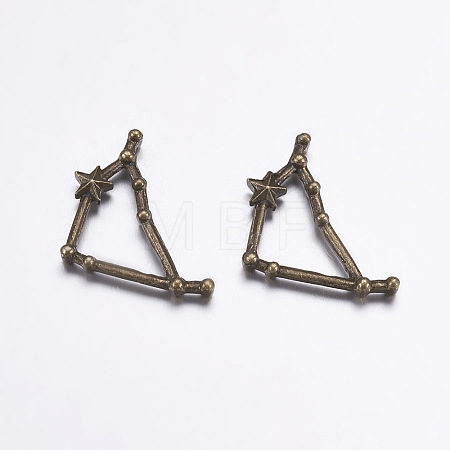 Alloy Cabochons PALLOY-L204-02AB-1