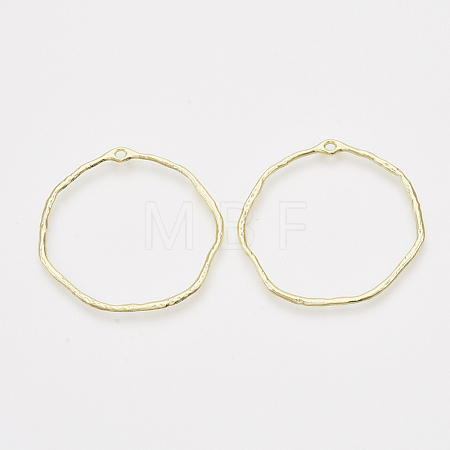 Alloy Open Back Bezel Pendants X-PALLOY-S121-82B-1