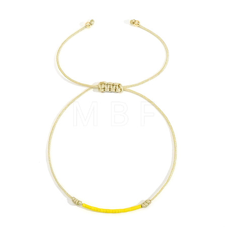 Handmade Glass Seed Beads Braided Bead Bracelets LE4581-6-1